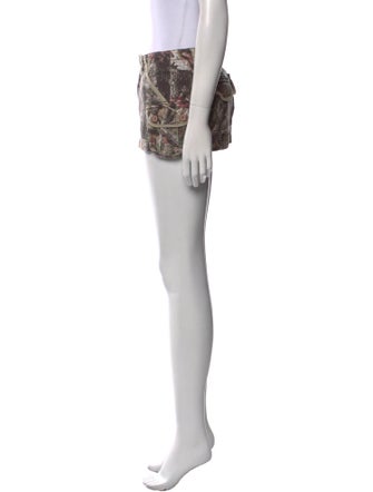 Danielle Guizio Printed Mini Skirt