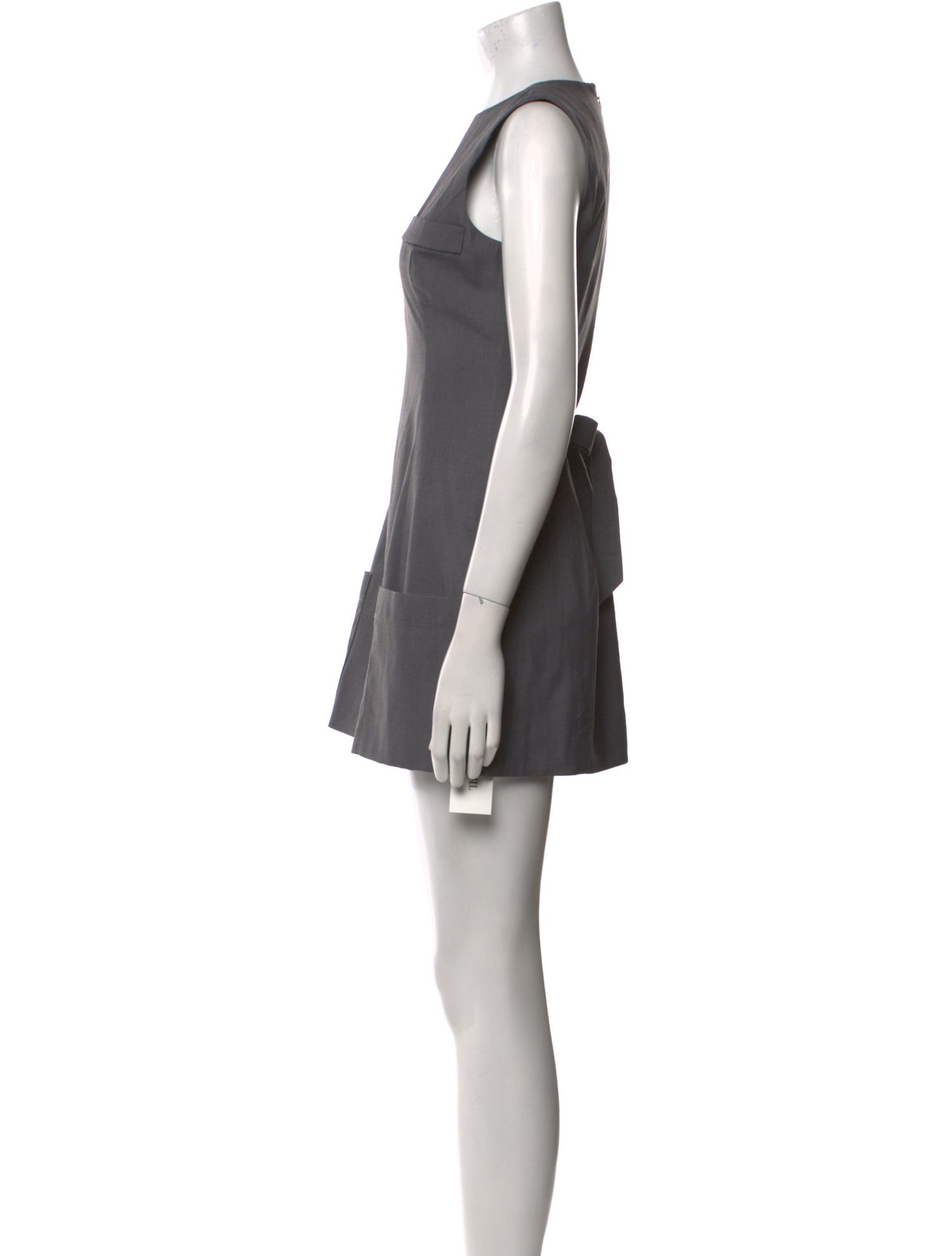 Danielle Guizio Crew Neck Mini Dress