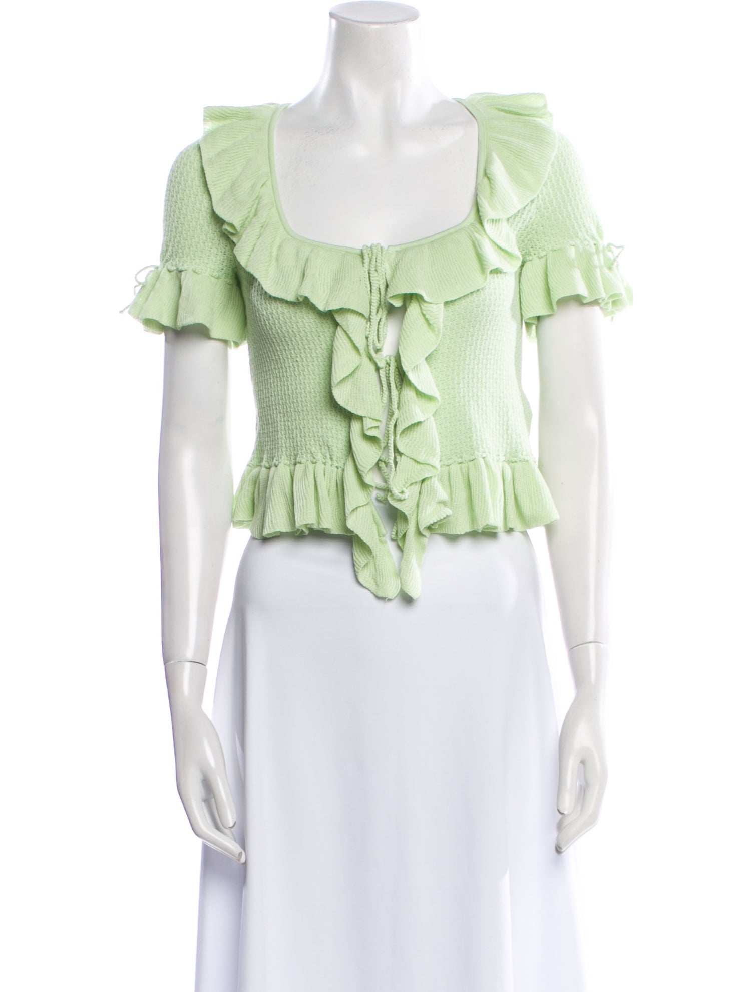 Danielle Guizio Scoop Neck Sweater