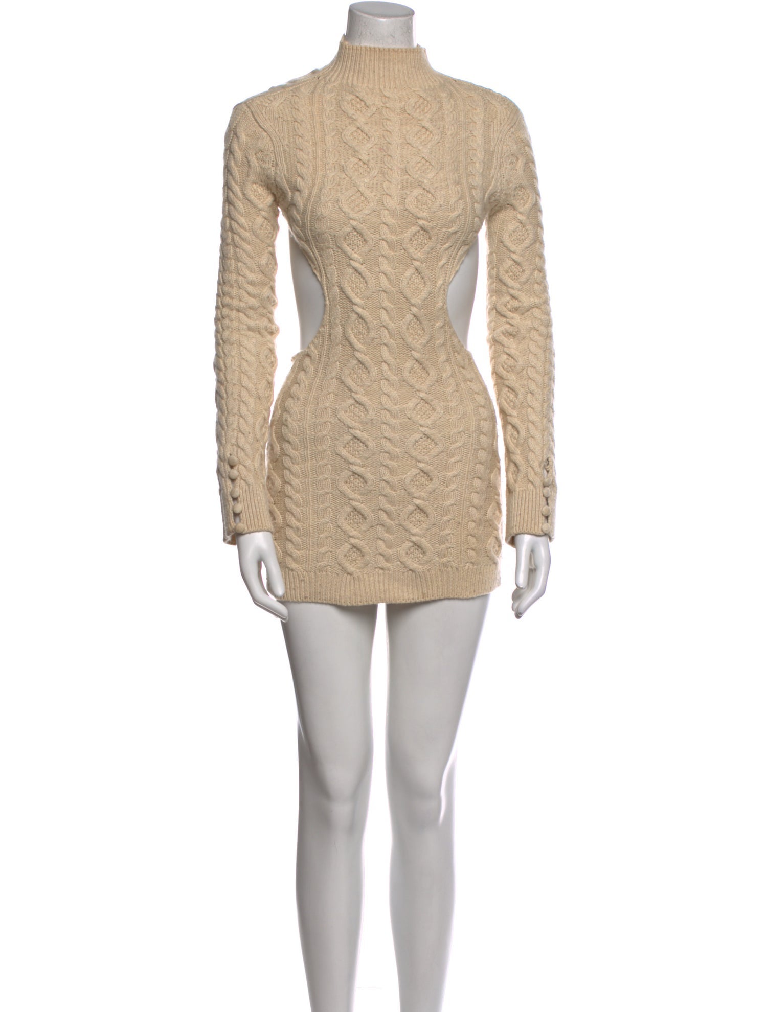 Danielle Guizio Wool Mini Dress