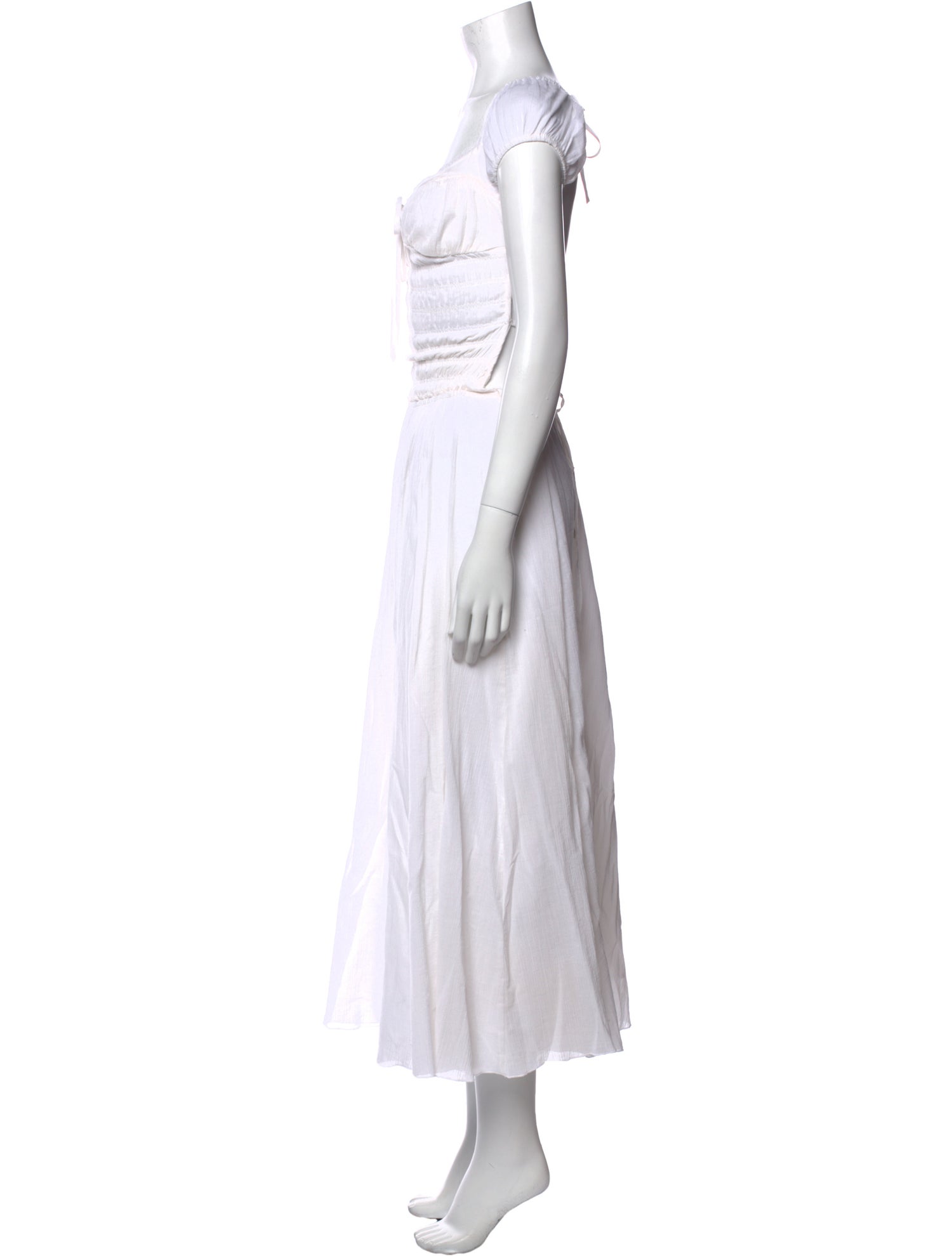 Danielle Guizio Square Neckline Long Dress