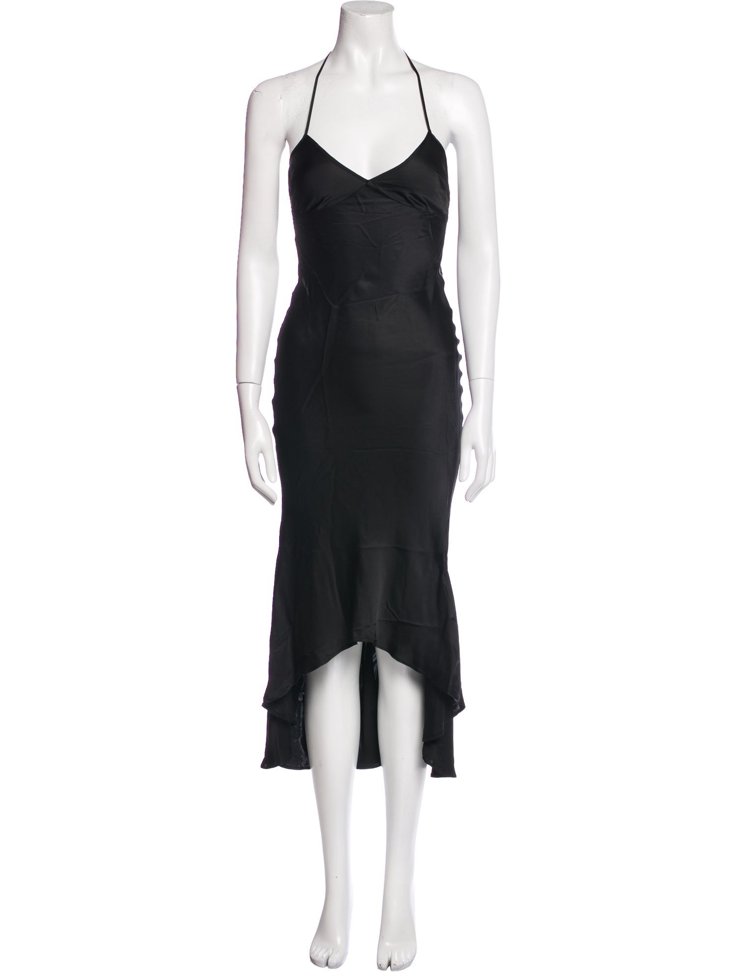 Danielle Guizio V-Neck Midi Length Dress