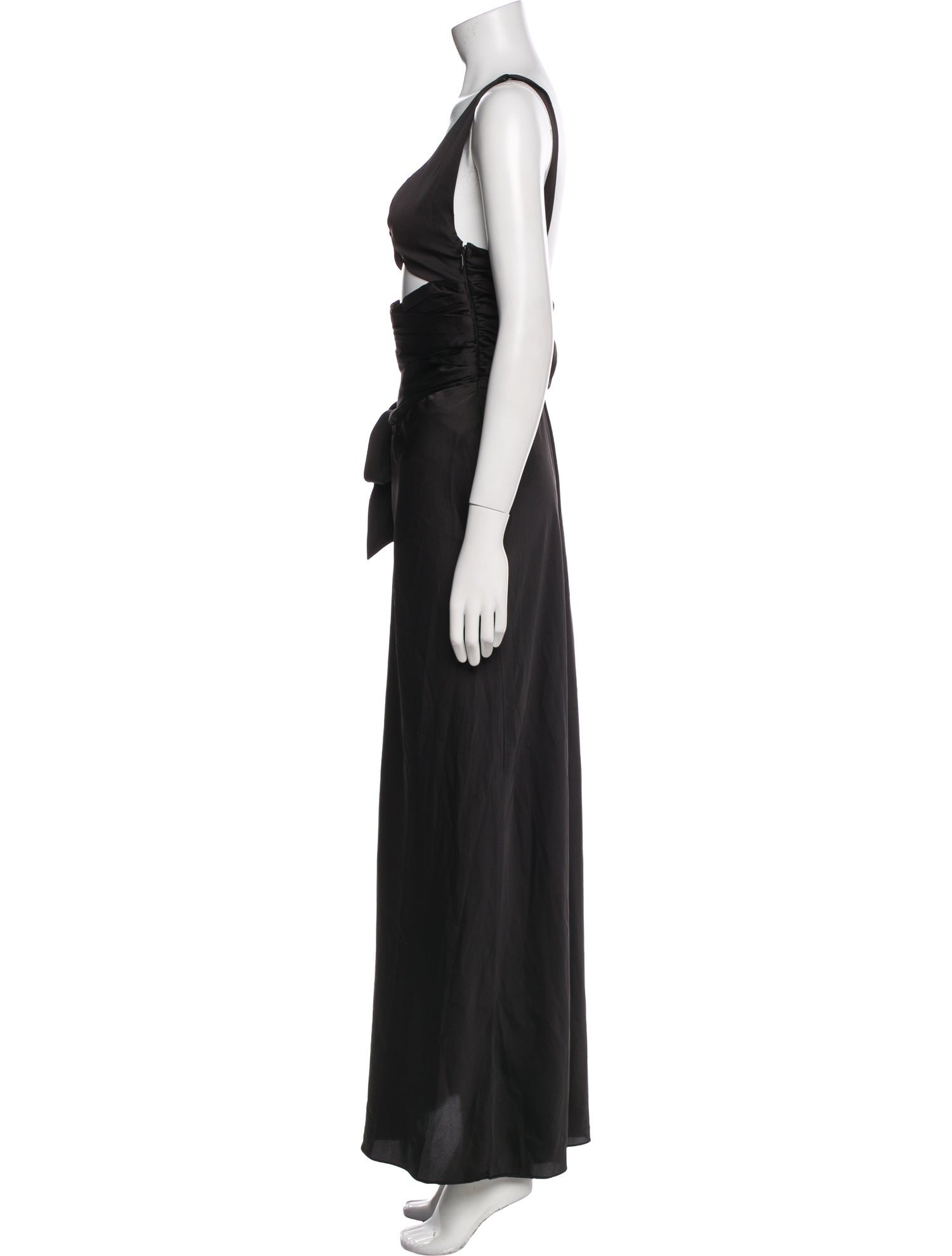 Danielle Guizio V-Neck Long Dress