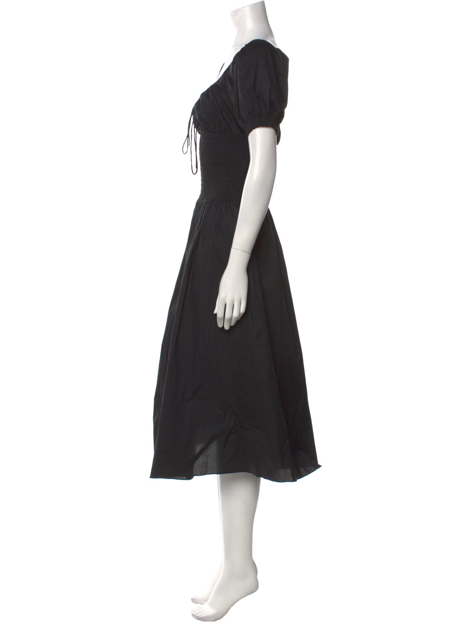 Danielle Guizio Scoop Neck Knee-Length Dress