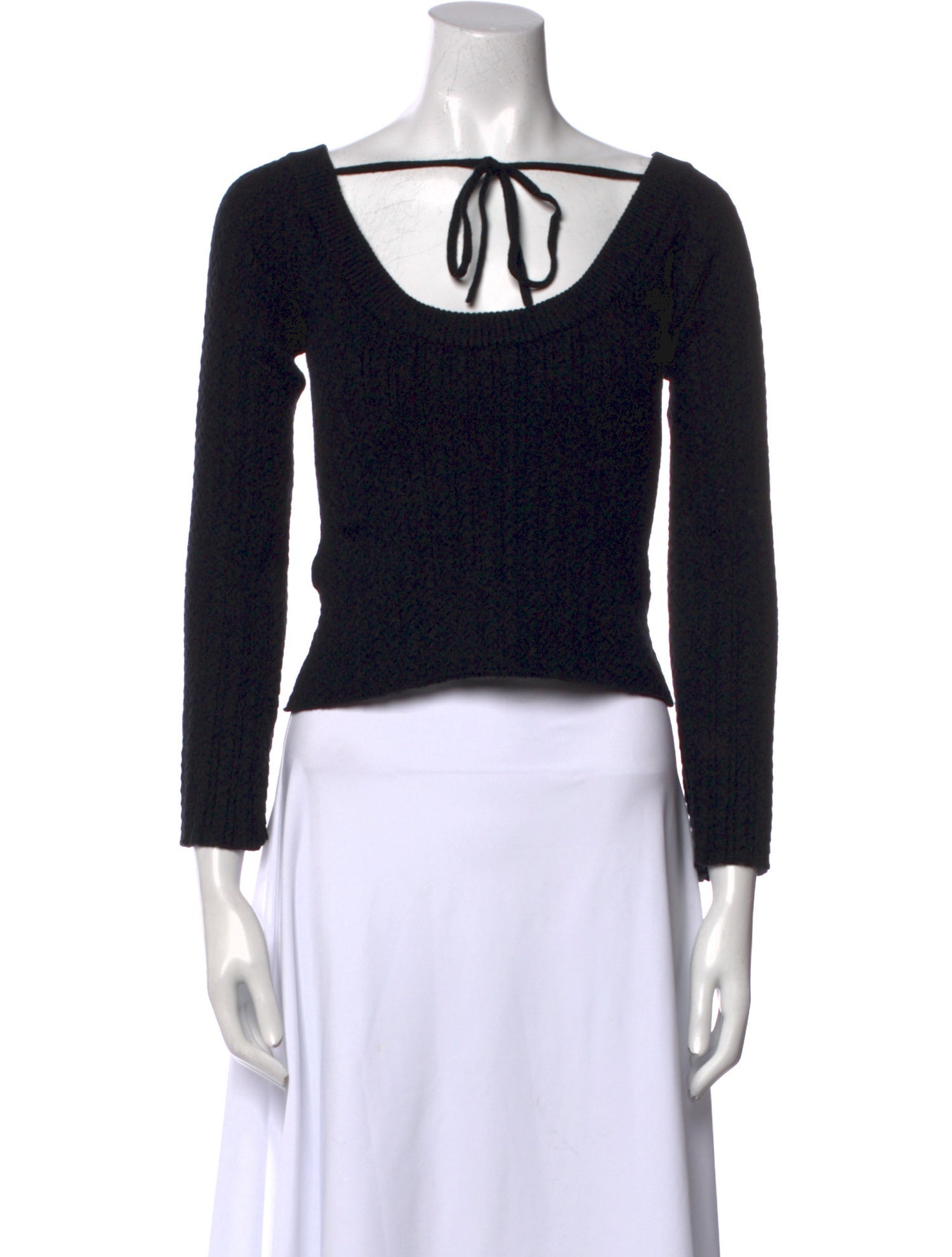 Danielle Guizio Scoop Neck Sweater