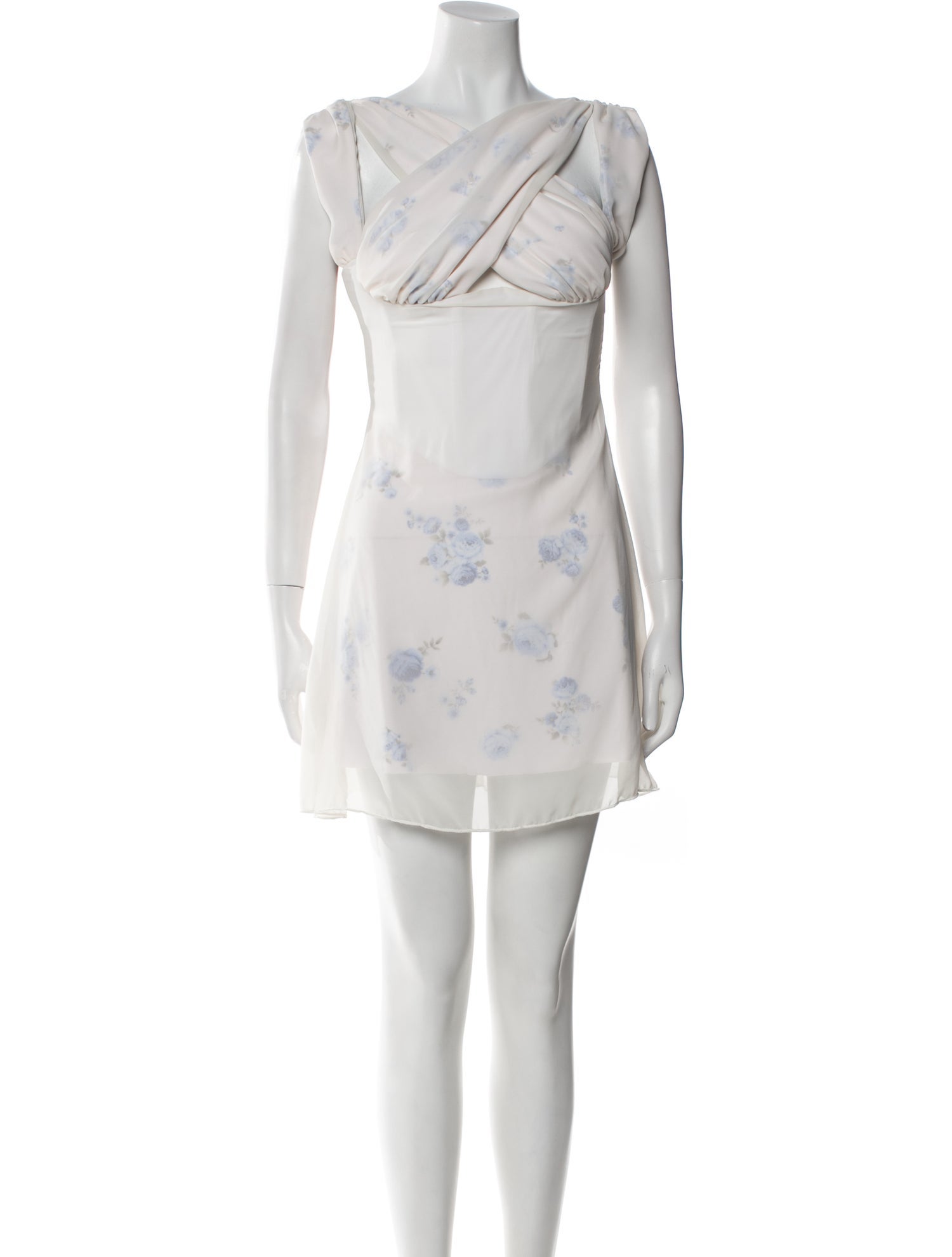 Danielle Guizio Printed Mini Dress