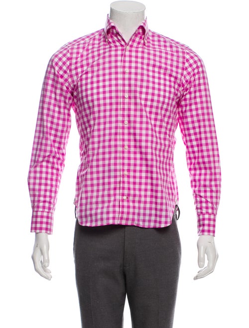 Daniel Cremieux Gingham Dress Shirt w/ Tags pink