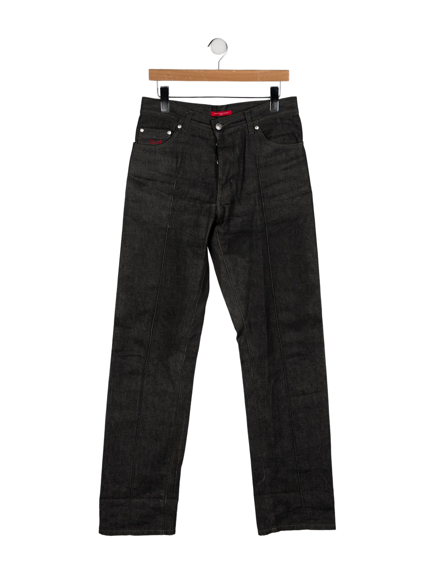 Daniele Alessandrini Mid-Rise Straight Leg Jeans