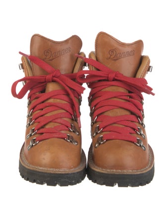 Danner Leather Colorblock Pattern Hiking Boots
