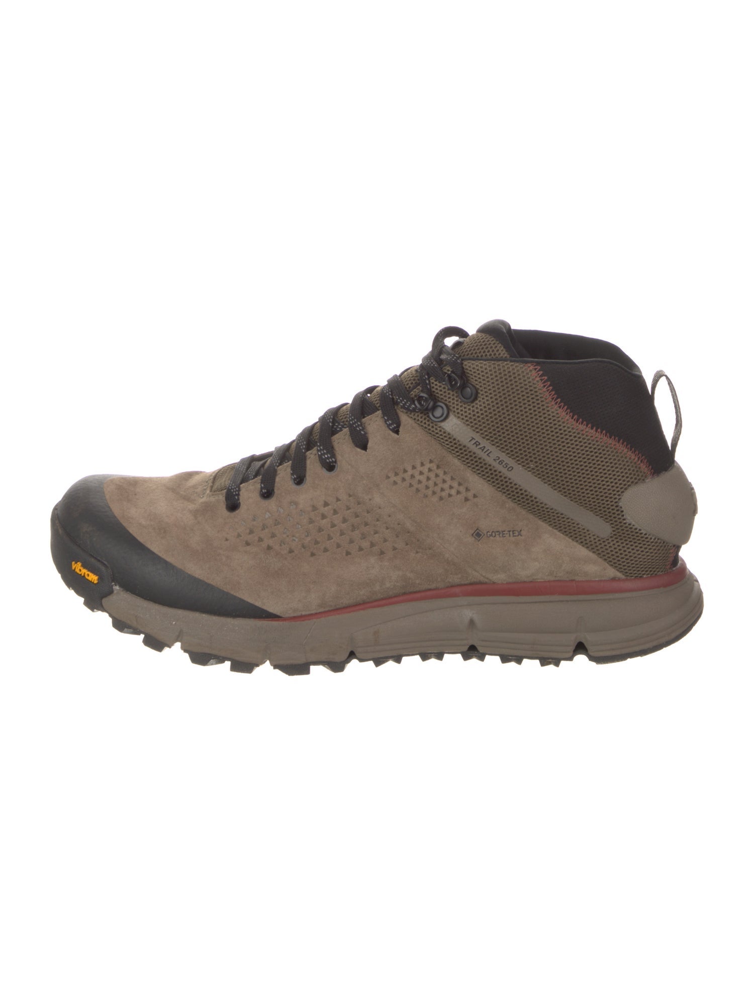 Danner Suede Colorblock Pattern Lace-Up Boots