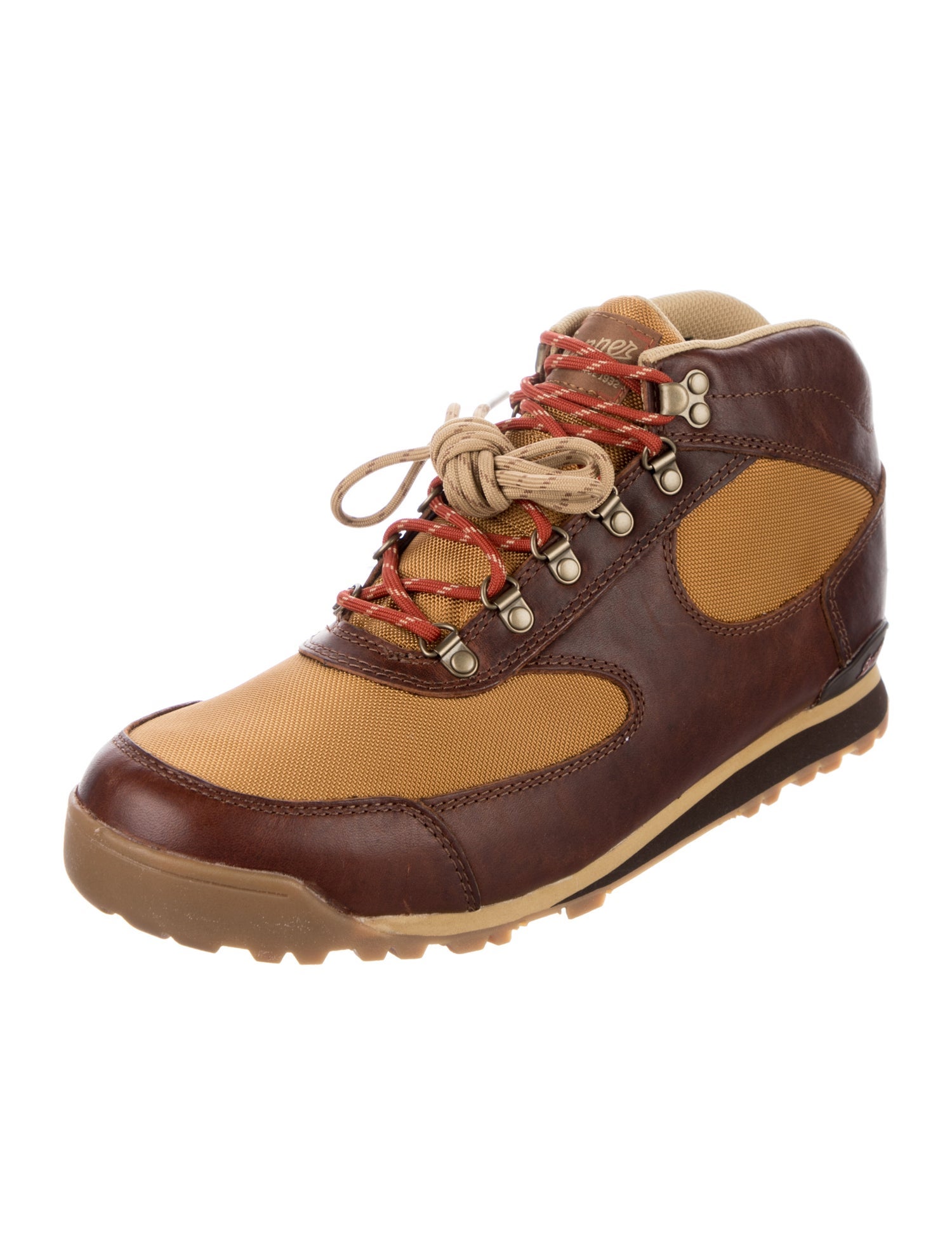 Danner Suede Colorblock Pattern Lace-Up Boots