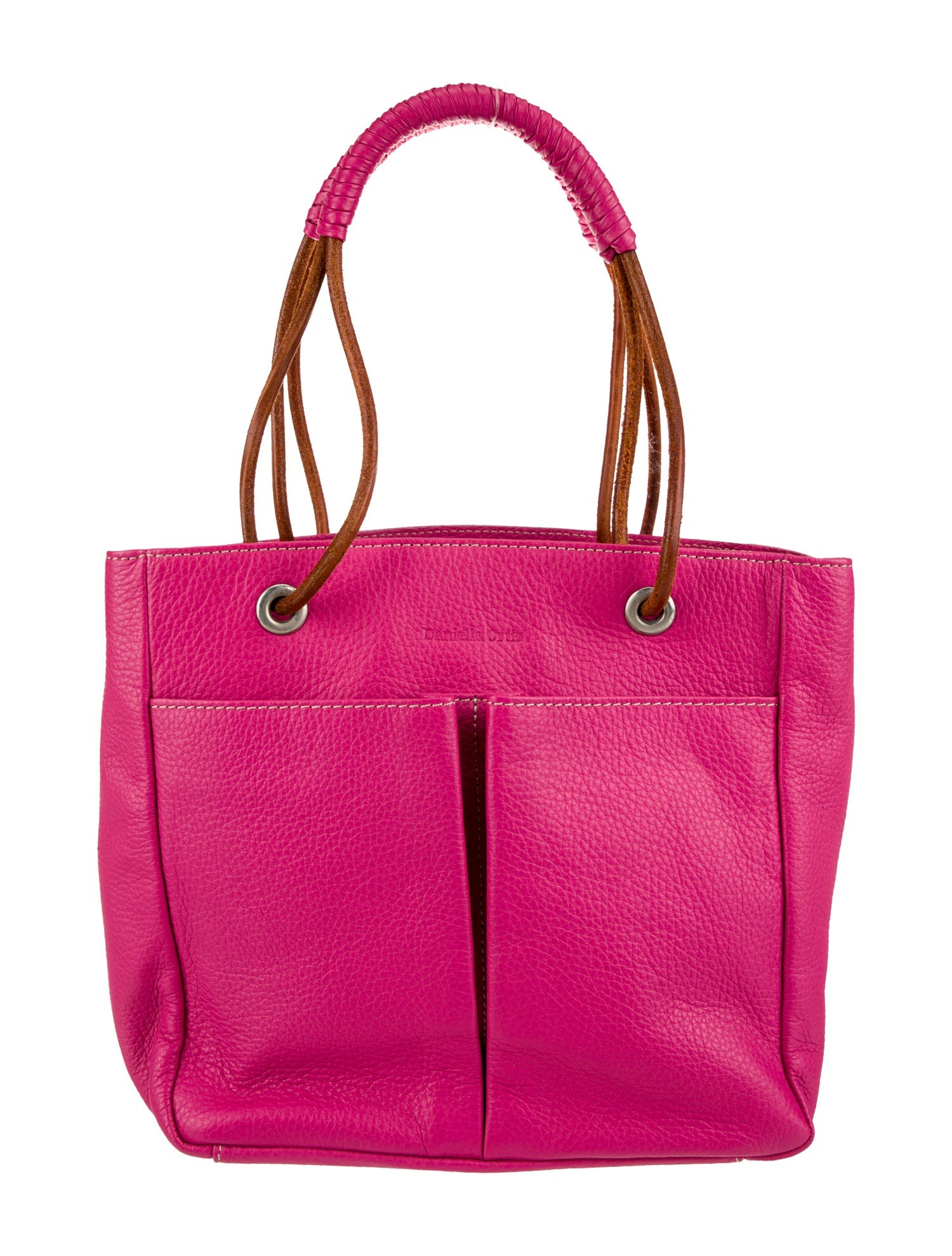 Daniella Ortiz Leather Top Handle Bag