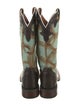 Dan Post Leather Printed Western Boots