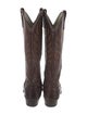 Dan Post Leather Embroidered Accent Western Boots