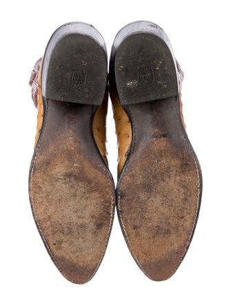 Dan Post Leather Patterned Western Boots