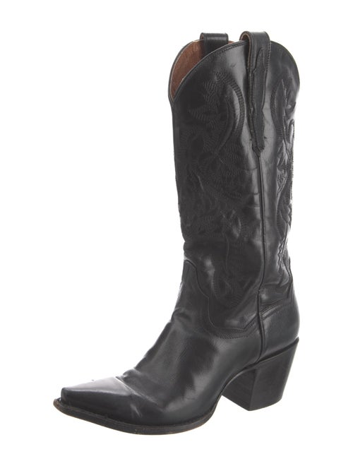 Dan Post Leather Patterned Western Boots