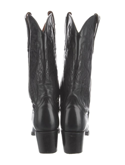 Dan Post Leather Patterned Western Boots