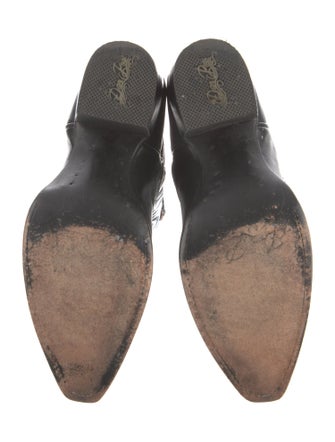 Dan Post Leather Patterned Western Boots