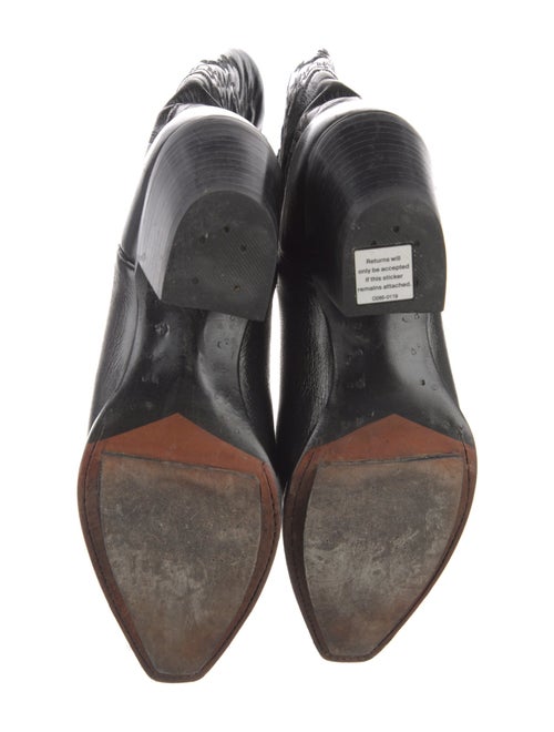 Dan Post Leather Patterned Western Boots