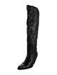 Dan Post Leather Embroidered Accent Boots