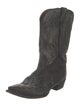 Dan Post Leather Embroidered Accent Western Boots