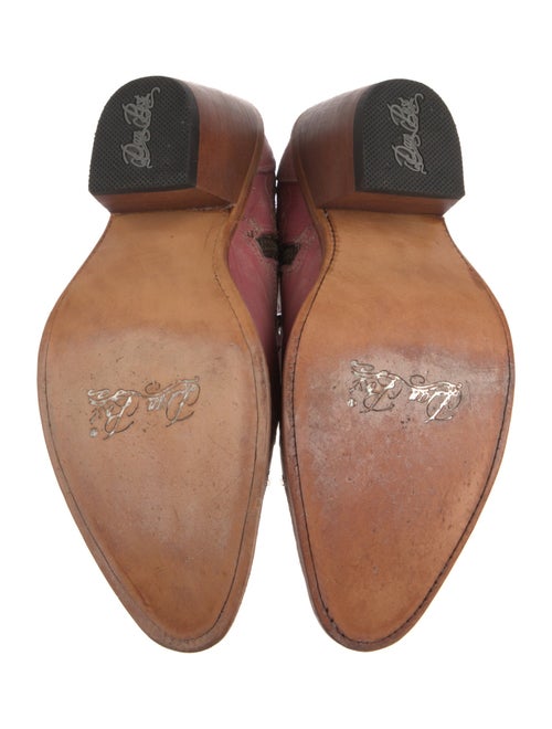 Dan Post Leather Patterned Western Boots