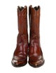 Dan Post Leather Printed Western Boots