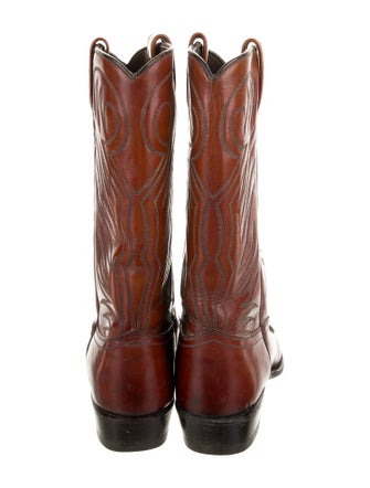 Dan Post Leather Printed Western Boots