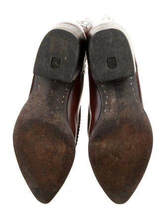 Dan Post Leather Printed Western Boots