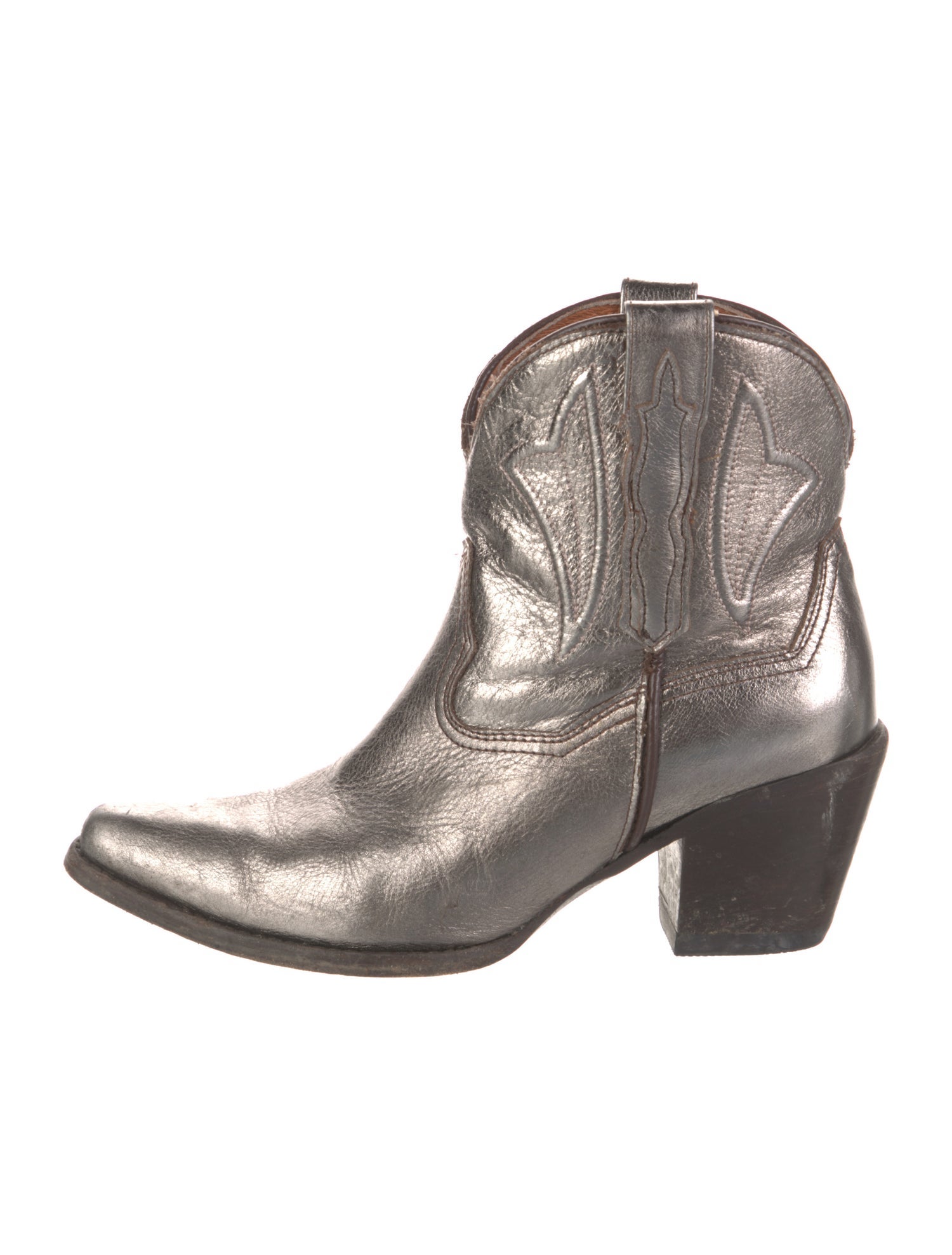 Dan Post Leather Animal Print Western Boots