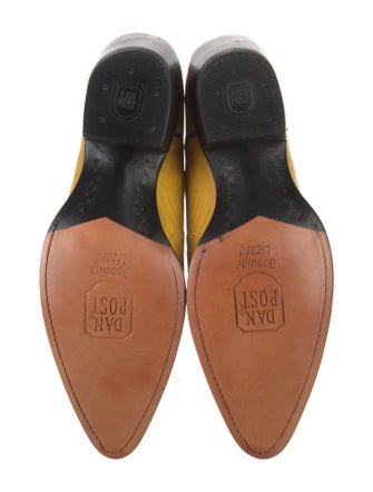 Dan Post Leather Patterned Western Boots