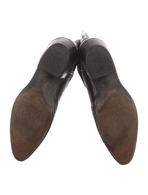 Dan Post Lizard Embroidered Accent Western Boots