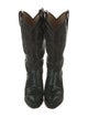 Dan Post Leather Embroidered Accent Western Boots