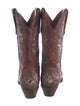 Dan Post Leather Patterned Western Boots
