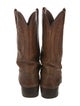 Dan Post Leather Embroidered Accent Western Boots