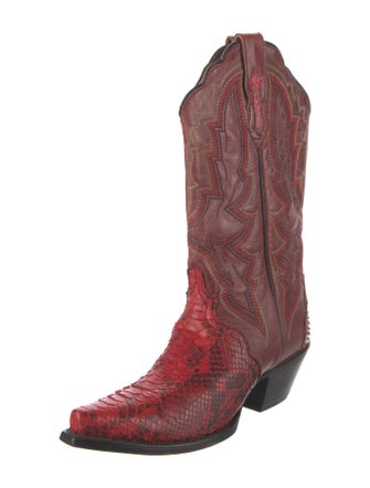 Dan Post Python Patterned Western Boots