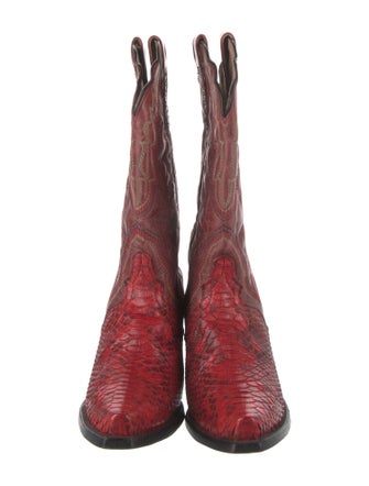 Dan Post Python Patterned Western Boots