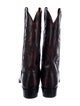 Dan Post Leather Embroidered Accent Western Boots