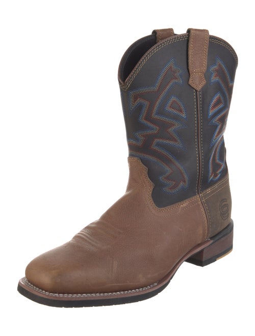 Dan Post Leather Patterned Western Boots