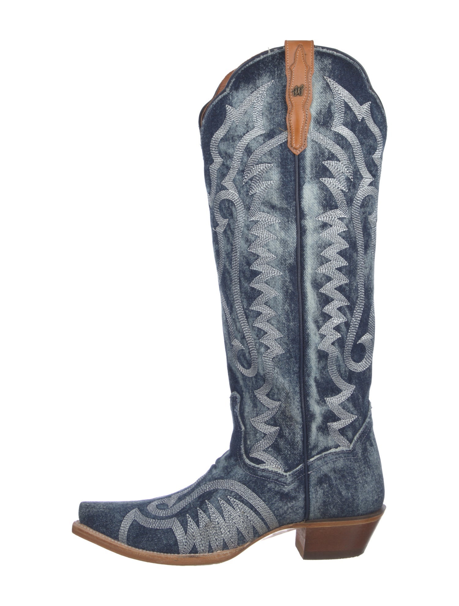 Dan Post Leather Patterned Rain Boots