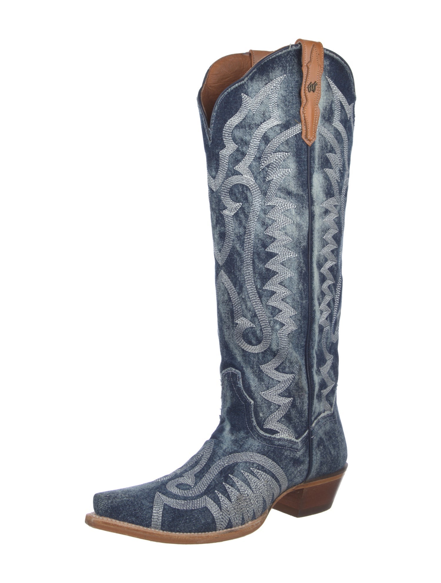 Dan Post Leather Patterned Rain Boots