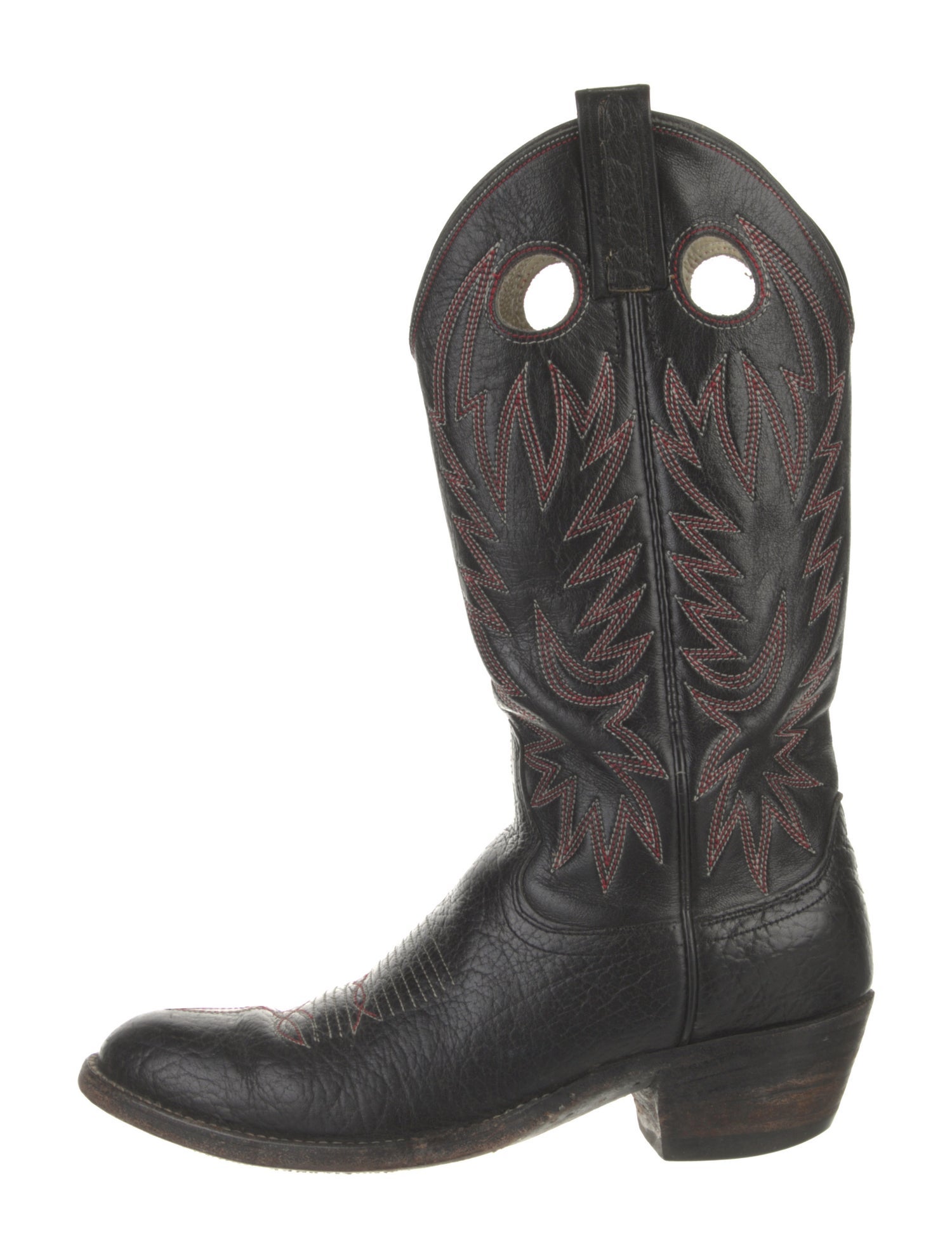 Dan Post Leather Patterned Western Boots