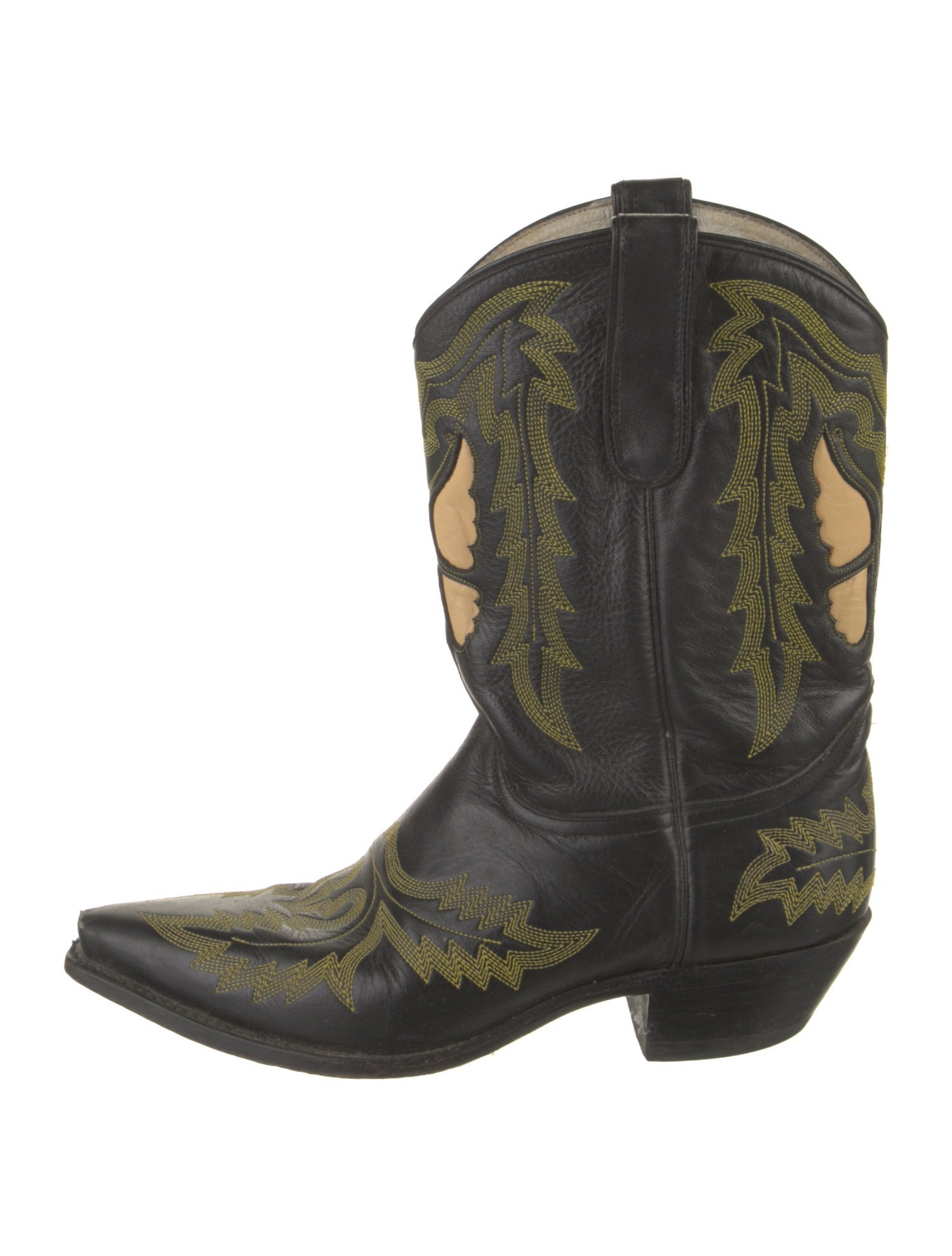 Dan Post Leather Patterned Western Boots