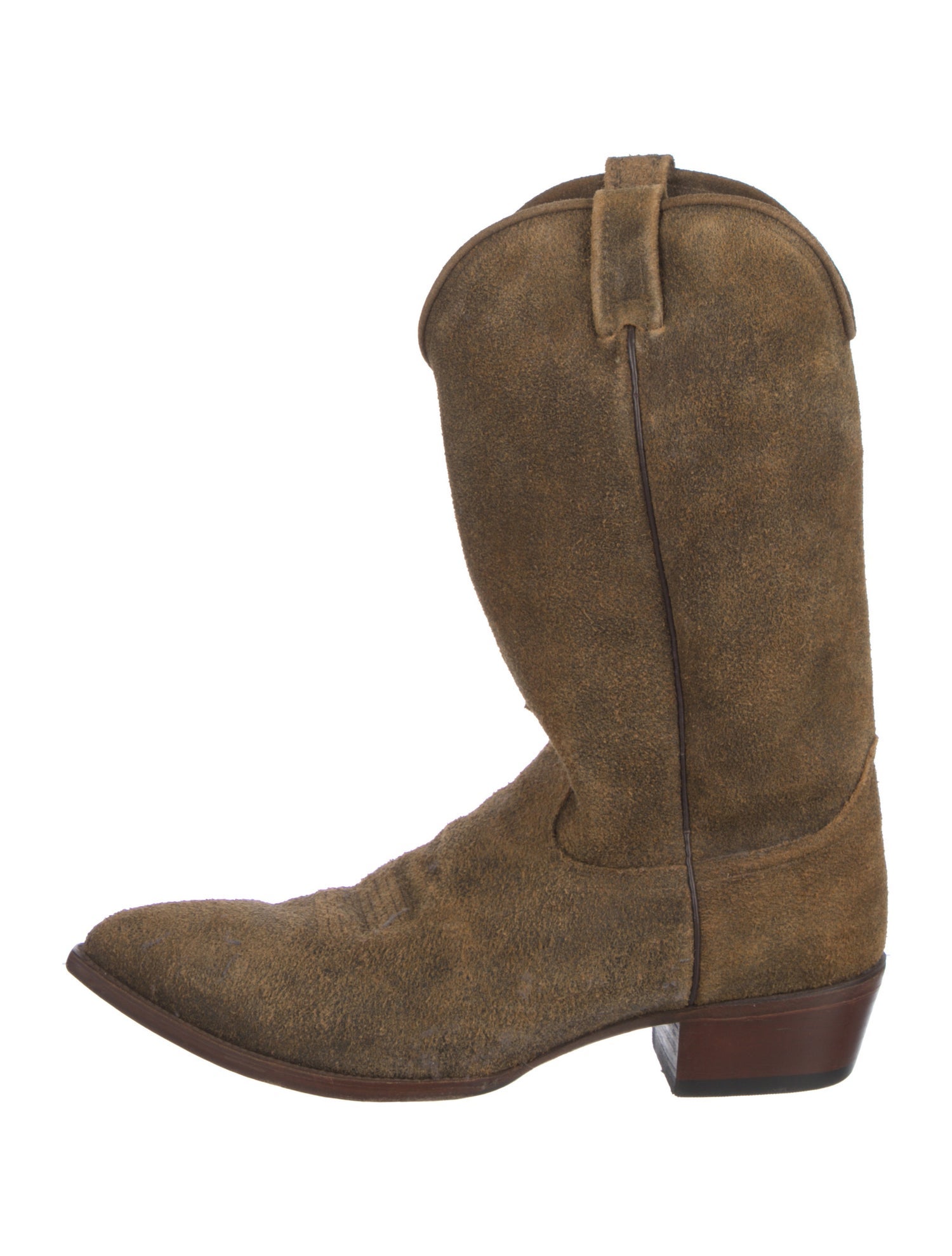 Dan Post Suede Western Boots