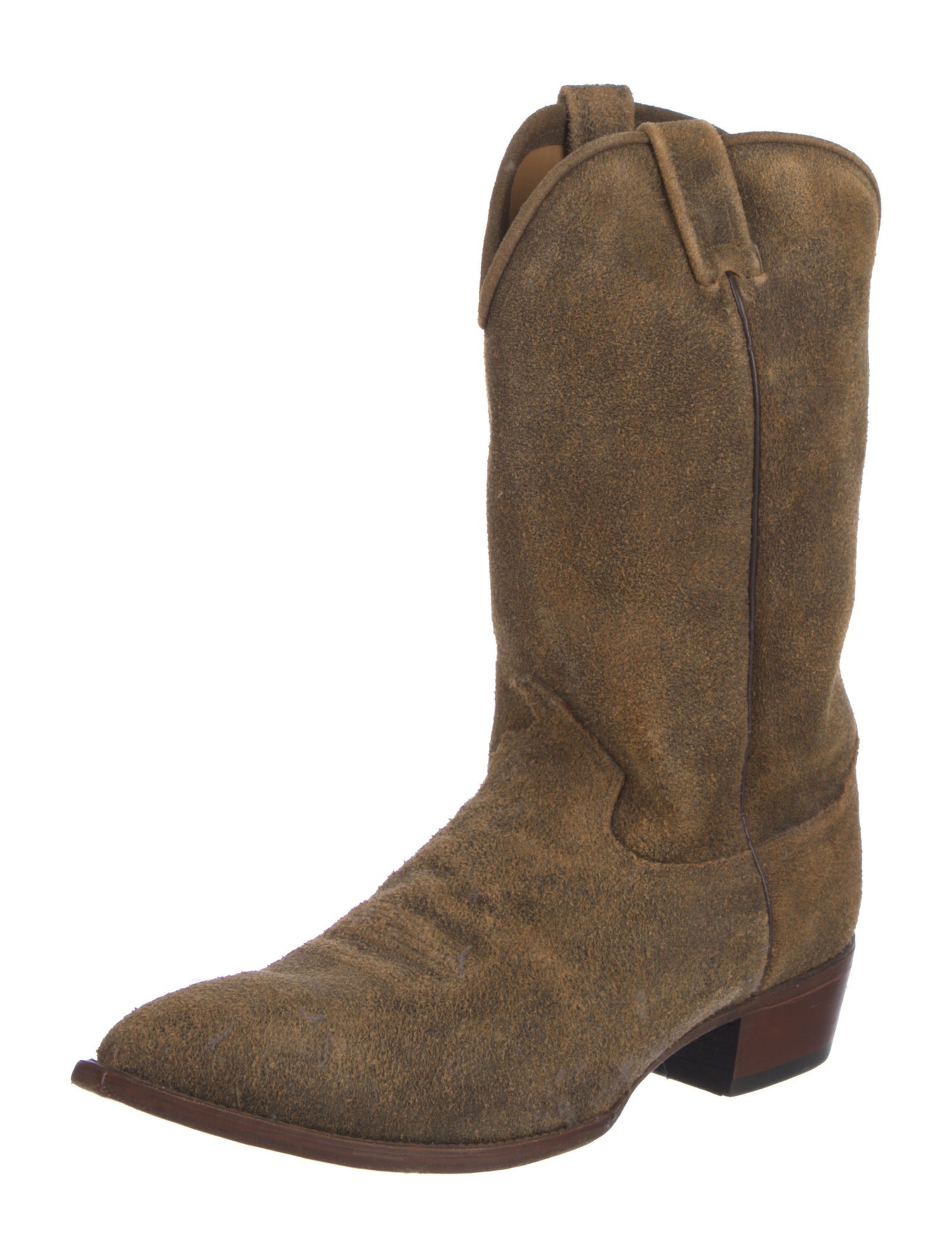 Dan Post Suede Western Boots