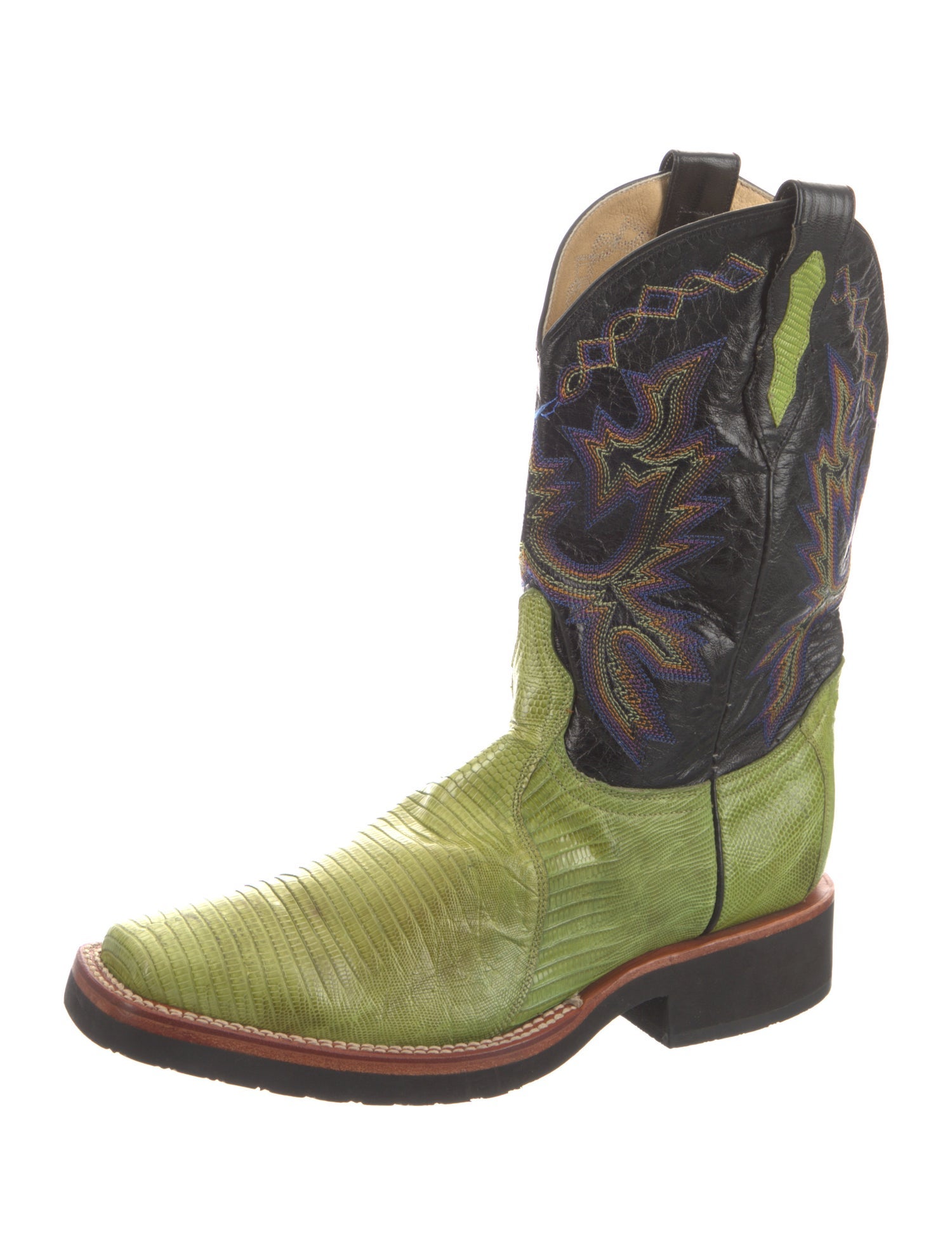 Dan Post Embossed Leather Patterned Western Boots