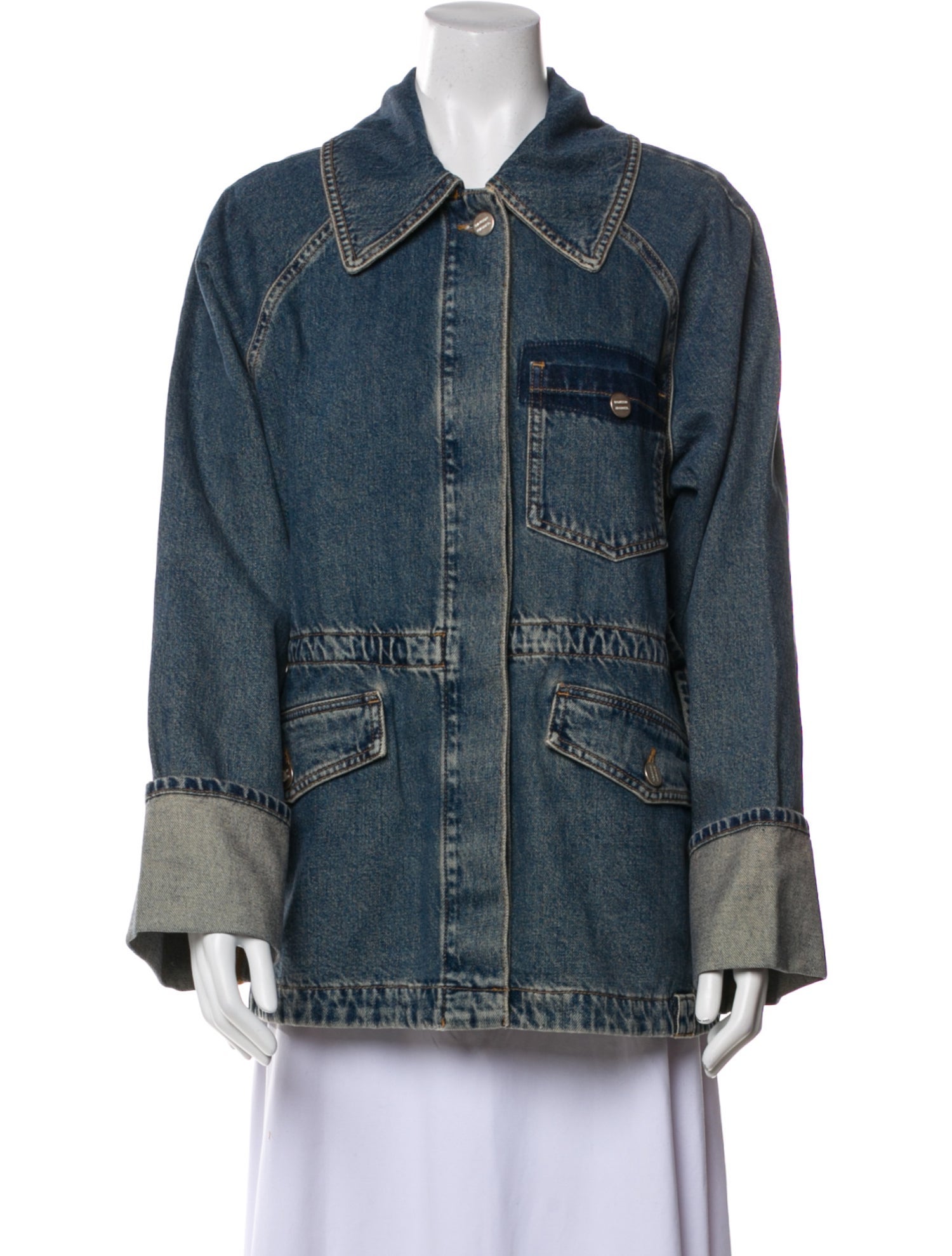 Damson Madder Printed Denim Jacket w/ Tags