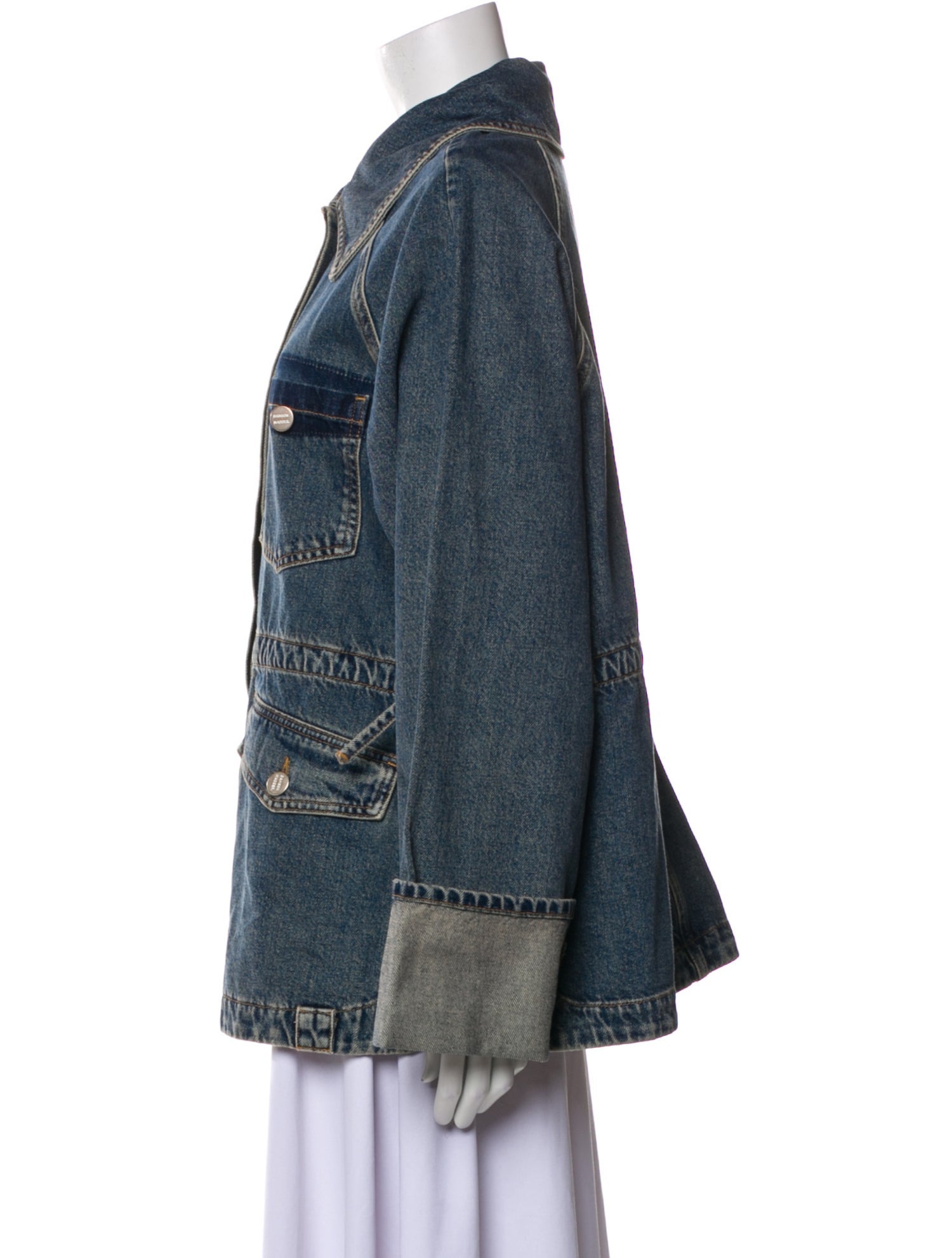 Damson Madder Printed Denim Jacket w/ Tags