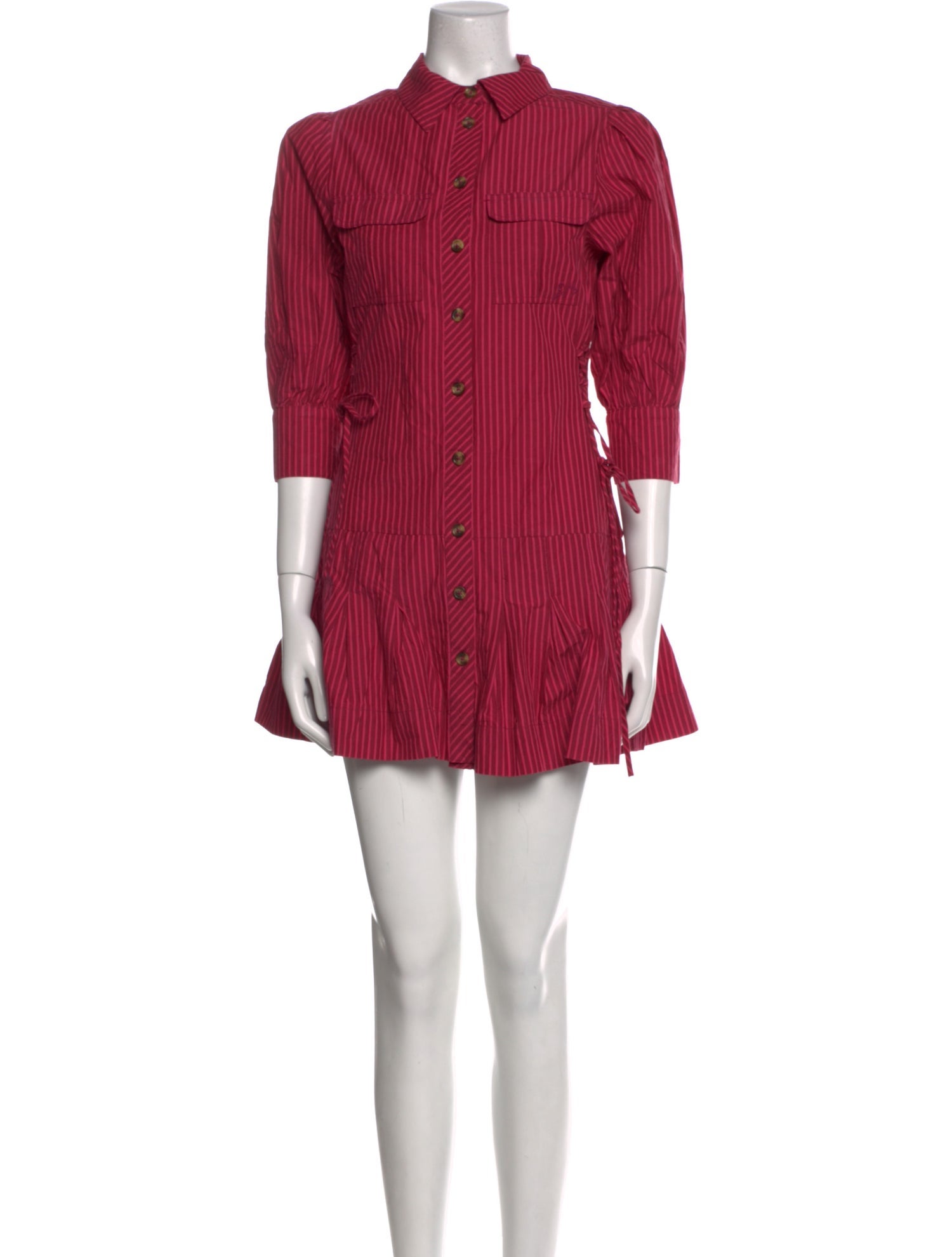 Damson Madder Striped Mini Dress