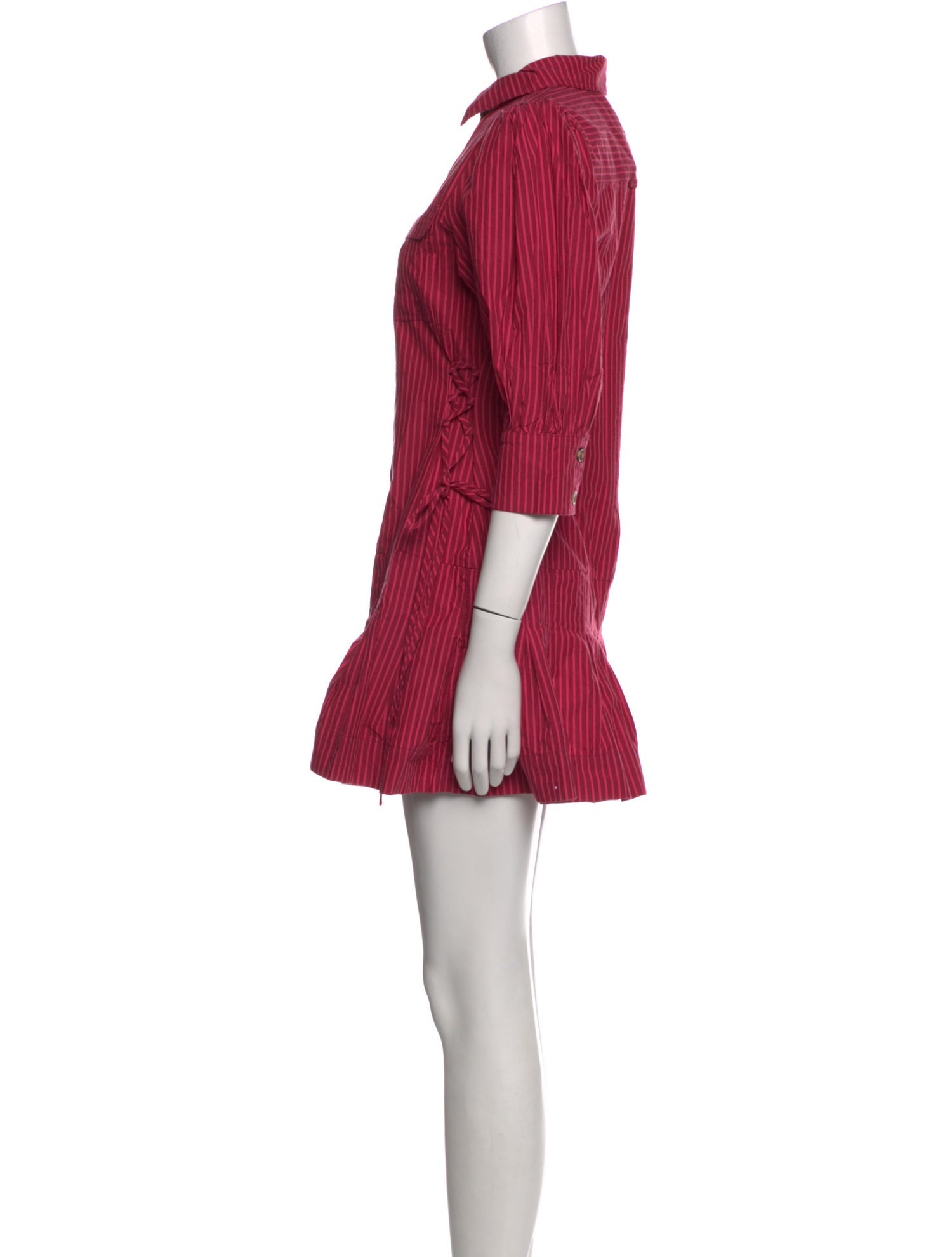 Damson Madder Striped Mini Dress